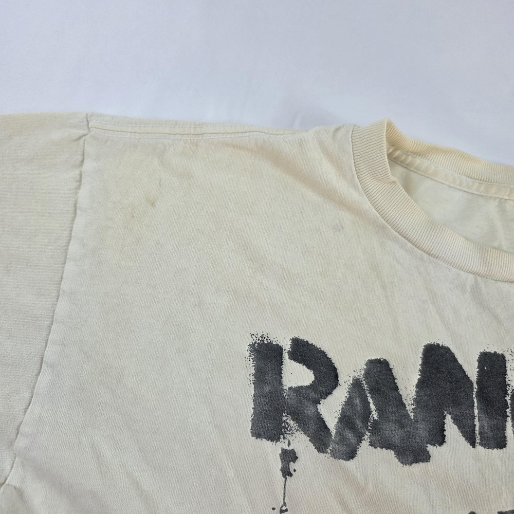 Vintage Rancid Shirt Mens Medium White Punk Band Graphic 2008 Machete Tee - Picture 9 of 12